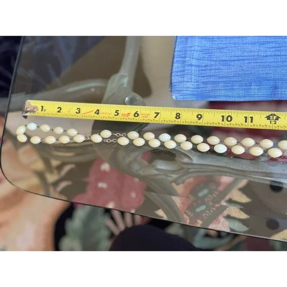 Vintage Italy Stamped Catholic Rosary Ivory Celluloid Oval Beads Madonna Center - Picture 8 of 8